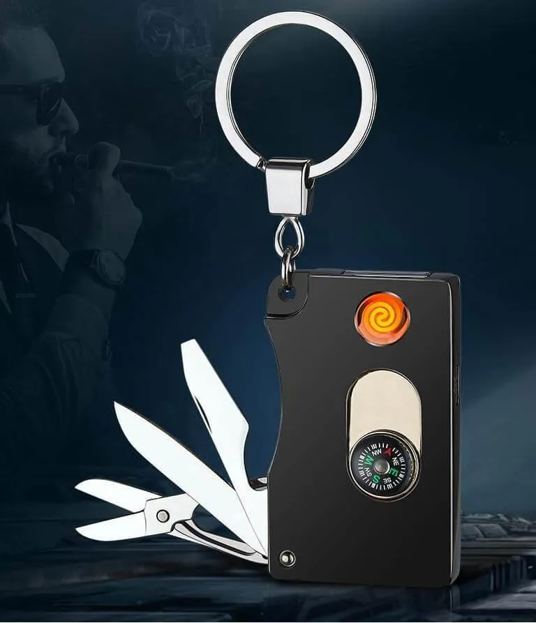 Flammeløs vindbestandig multifunktion lighter