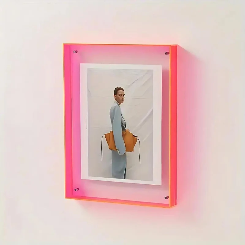 Neon Akryl Fotoramme til Enhver Indretning