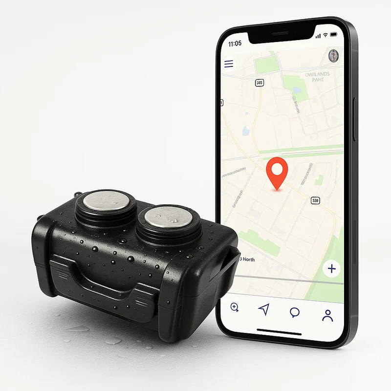 Vandtæt GPS Tracker til Bil - Real-tid Overvågning & Alarmer