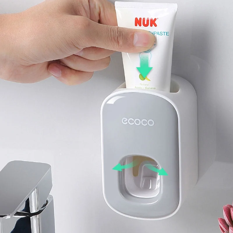 Automatisk badeværelse tandpasta dispenser