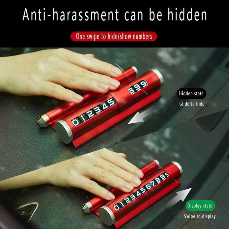 4in1 Sikkerhedshammer Bil Aromaterapi Telefonholder