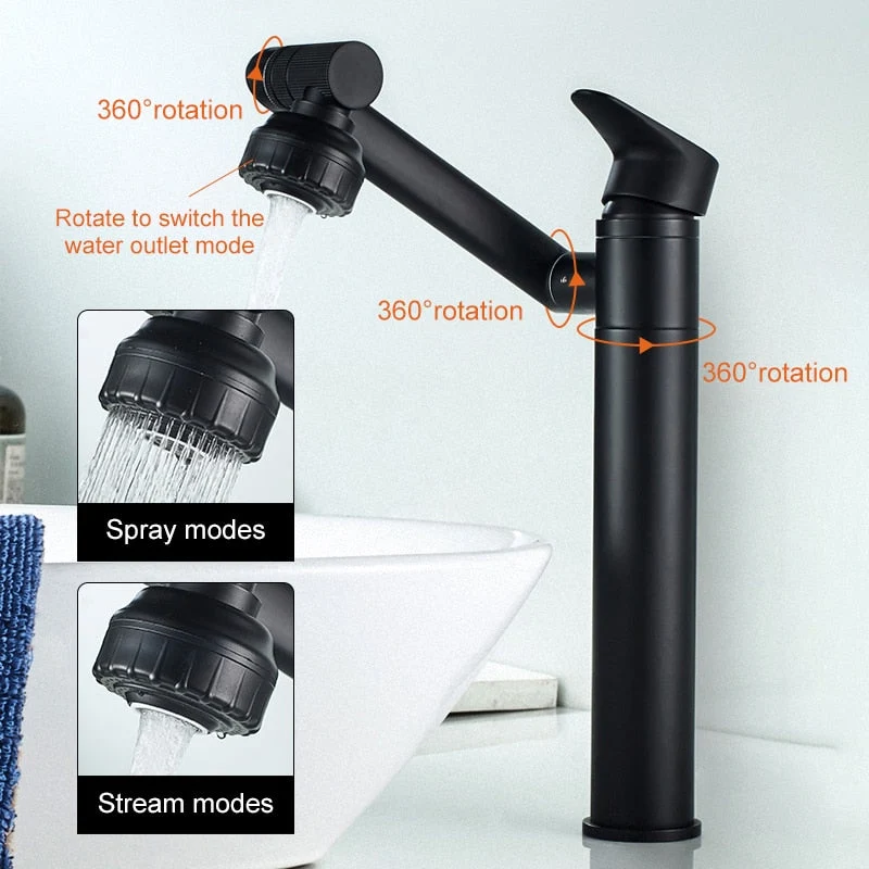 Elegant Luxury Rotating Basin Faucet