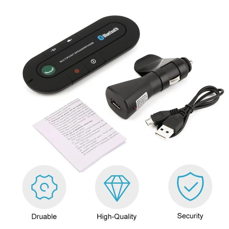 Bluetooth håndfri bil højttalertelefon
