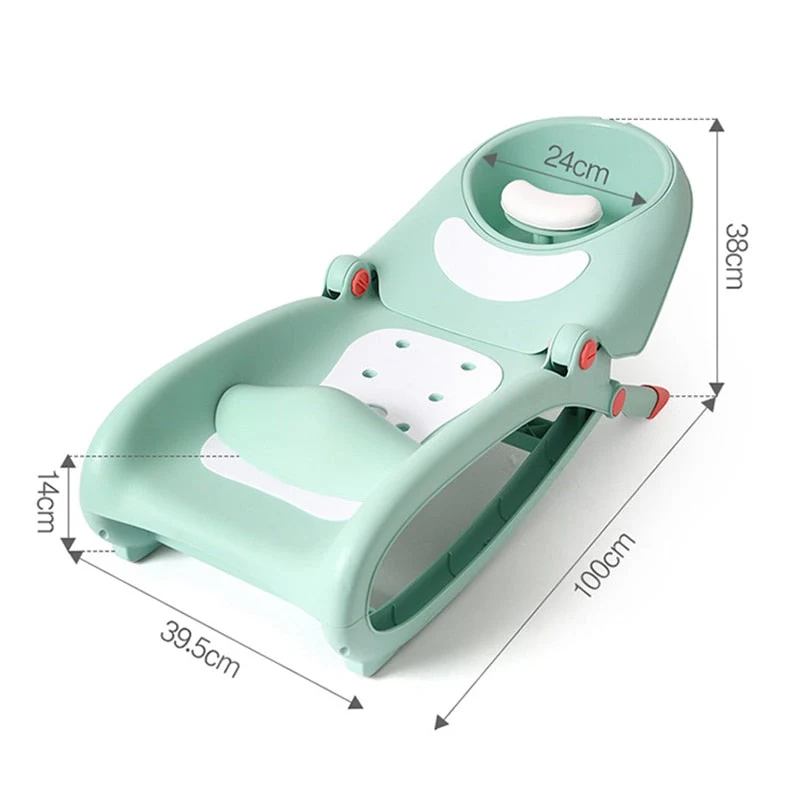 Foldbar spæde hårvask babystol