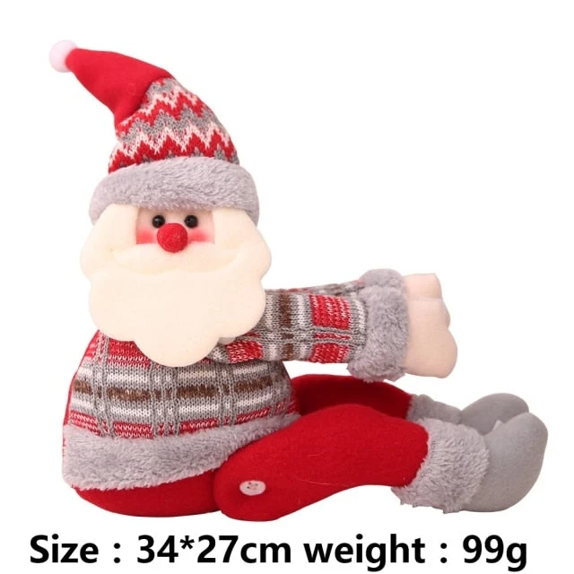 Jul Santa Elg Gardinholder