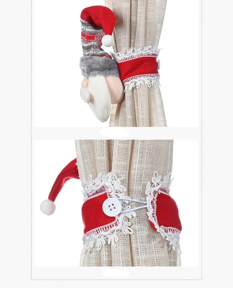 Jul Santa Elg Gardinholder