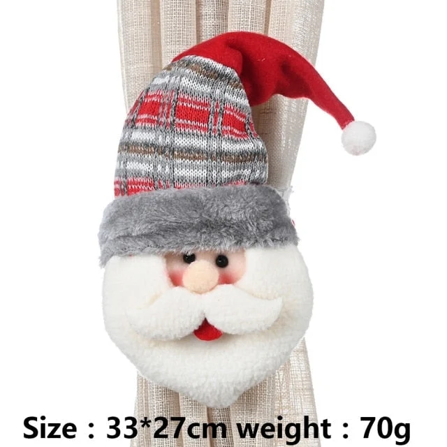 Jul Santa Elg Gardinholder