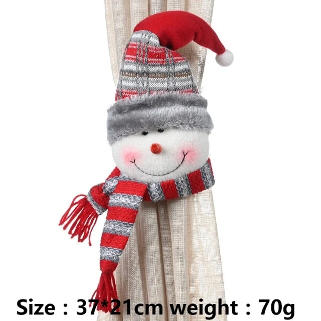 Jul Santa Elg Gardinholder