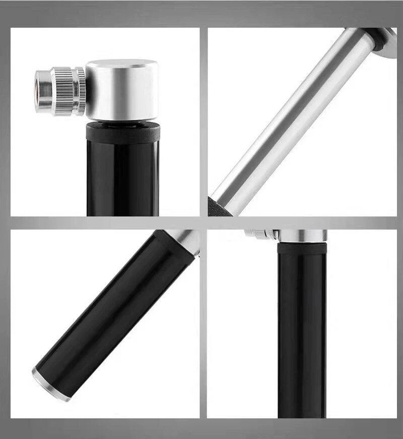 Bærbar Mini Aluminium Cykelpumpe