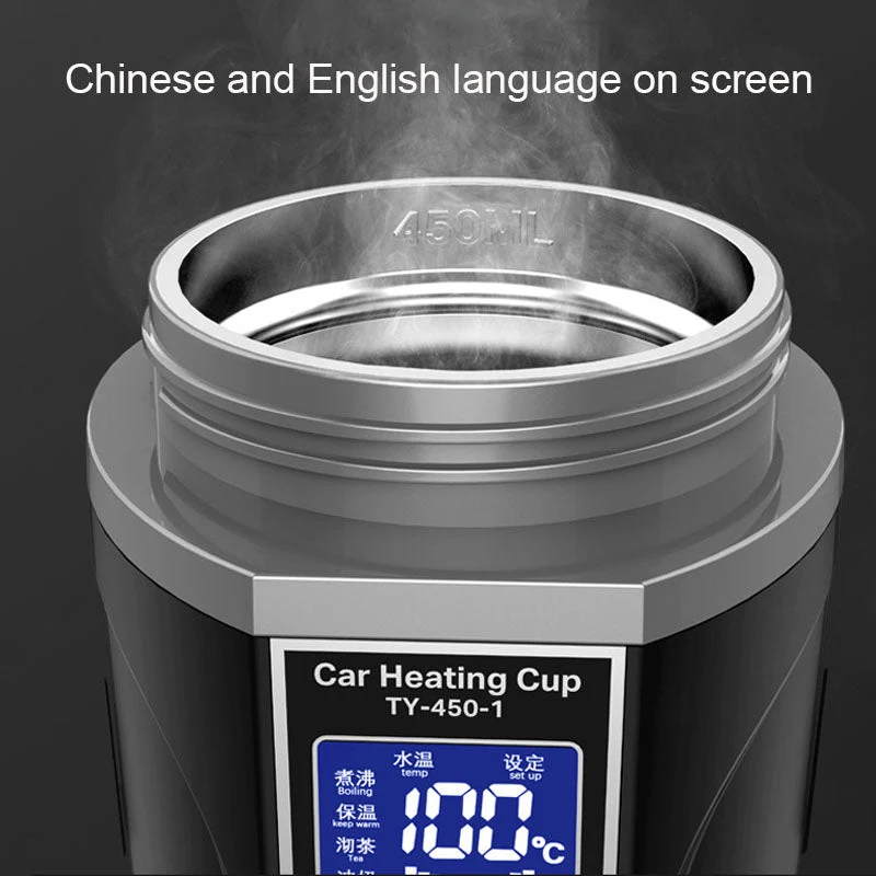 Smart Heating Digital Bil Termos