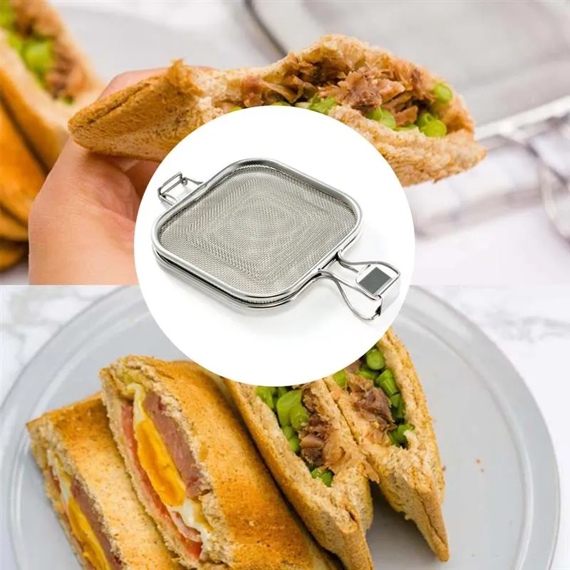 Rustfrit Stål Sandwich Grill Net