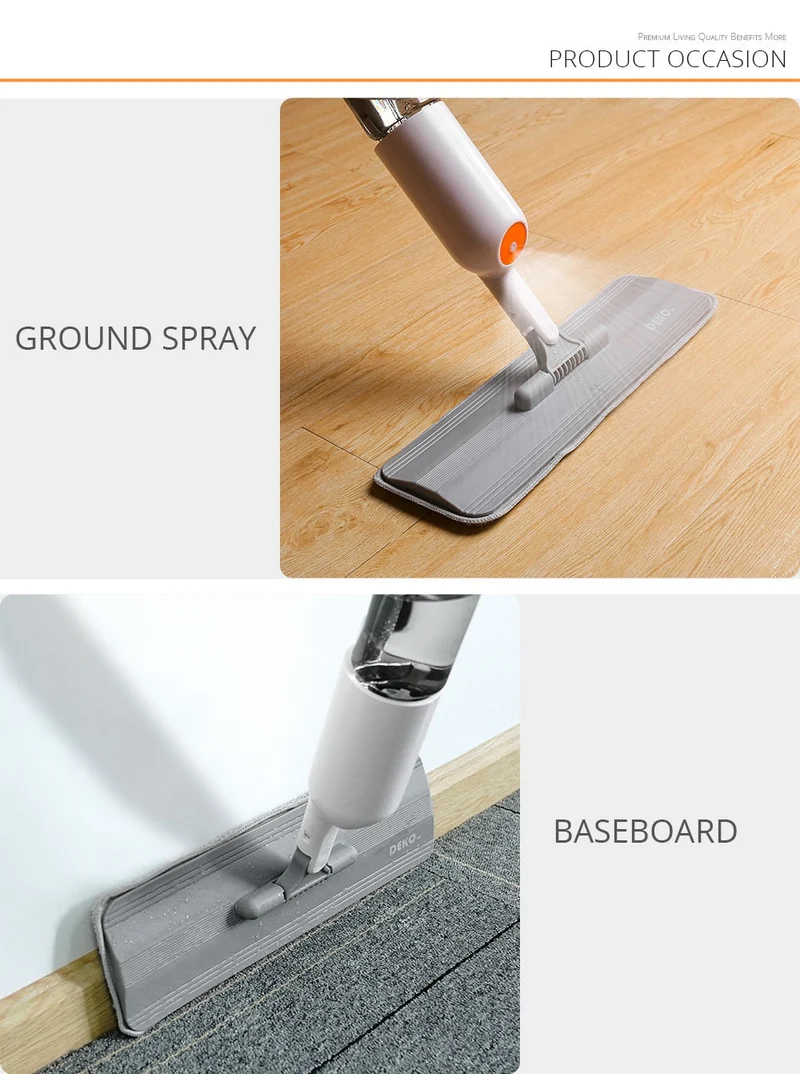3i1 Håndfejemop Vand Spray Mop