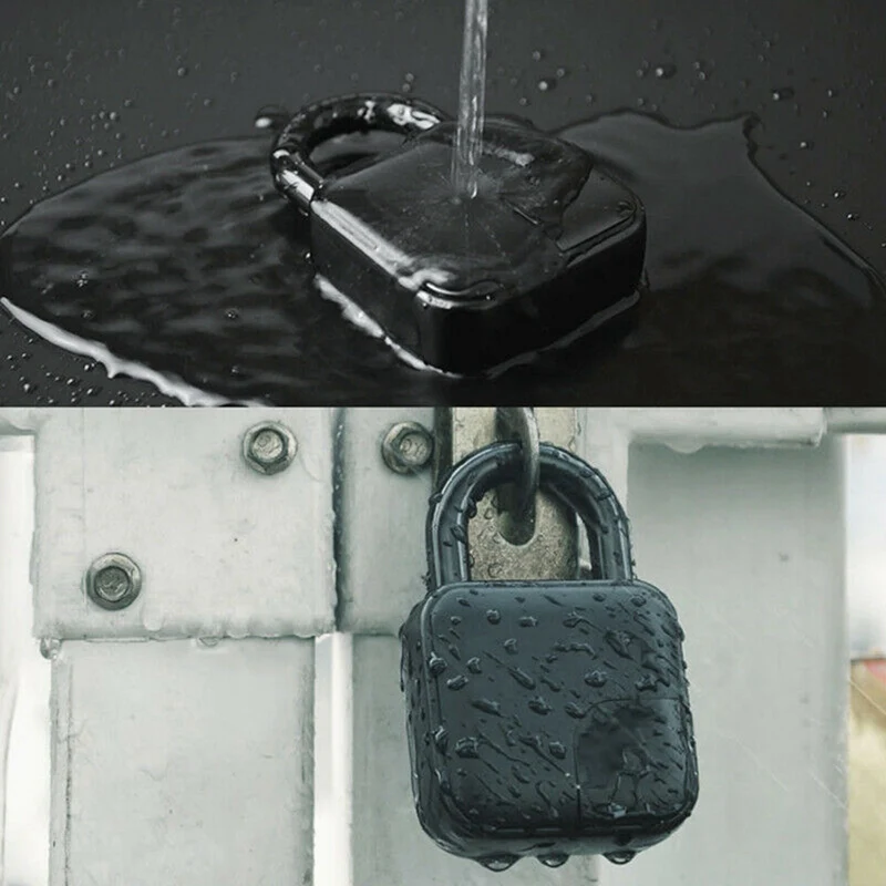 Fingeraftryk Auto USB Genopladeligt Lås
