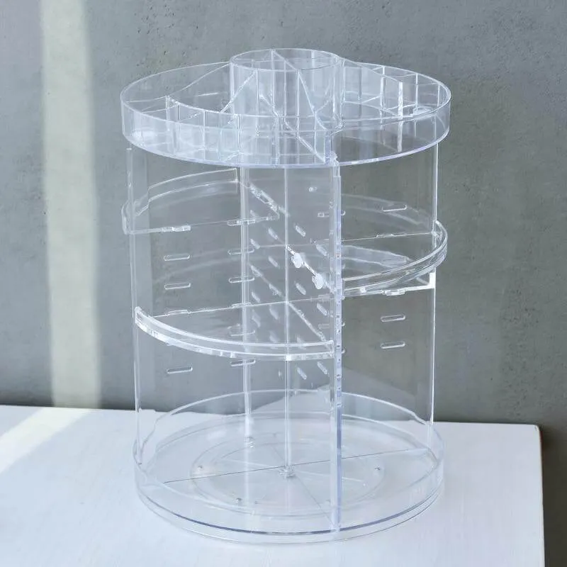 360 Grad Rotation Kosmetik MakeUp Cologne Organizer Box
