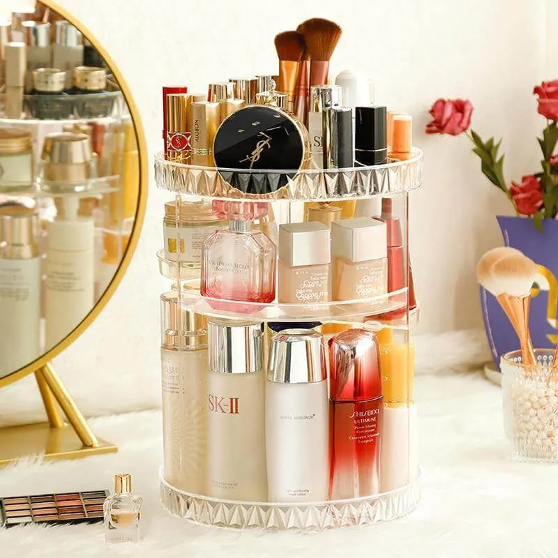 360 Grad Rotation Kosmetik MakeUp Cologne Organizer Box