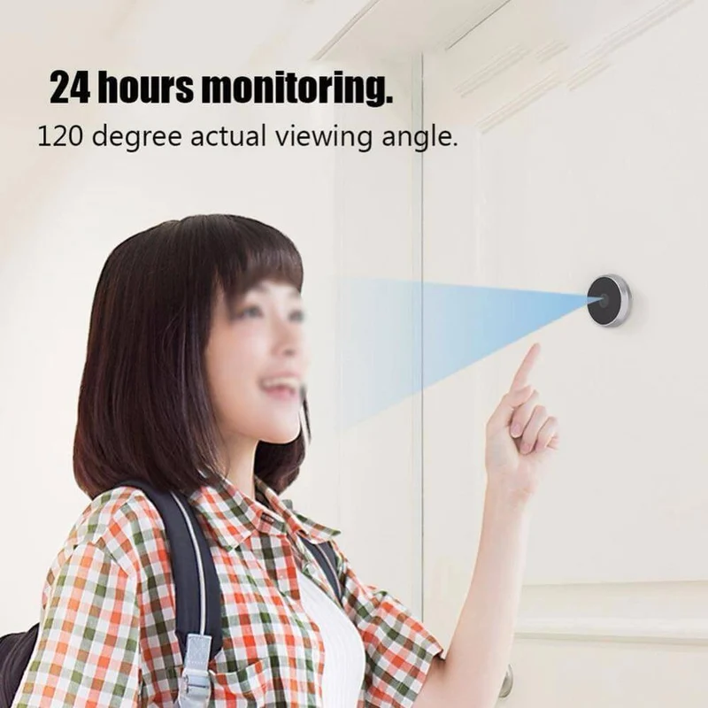 120 Grad Digital Video Dørklokke Kikhul Visning
