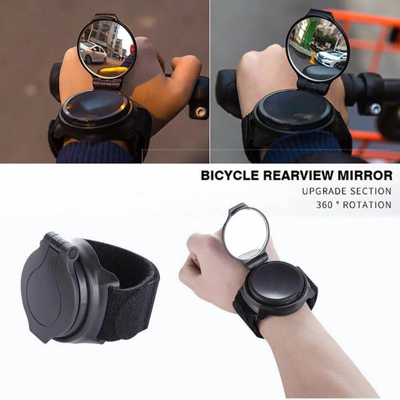 Cykling Wrist Band Back Mirror