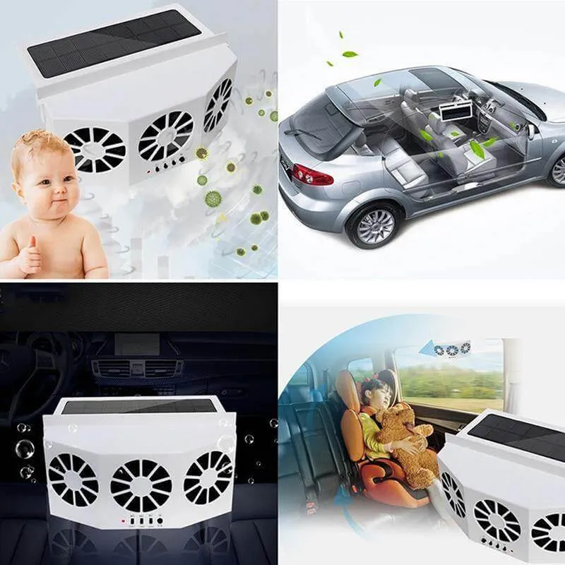 Auto solartoniserende ventilator til bil