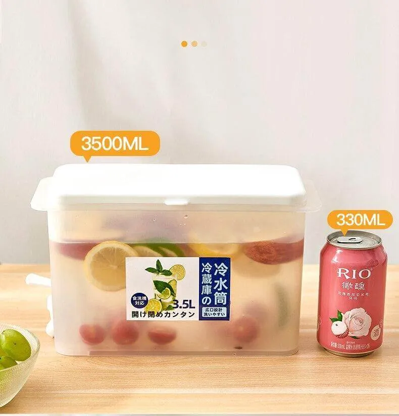 3.5L Køleskab Koldt Vand Juice Dispenser
