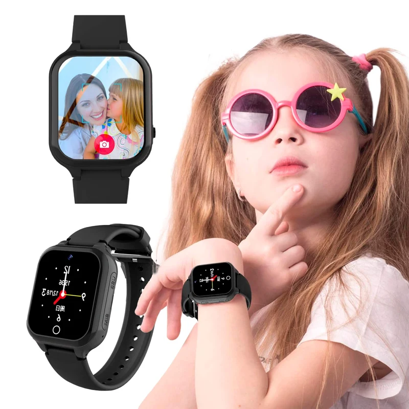 Børne GPS Smartwatch med Sikkerhed og To-vejs Kommunikation