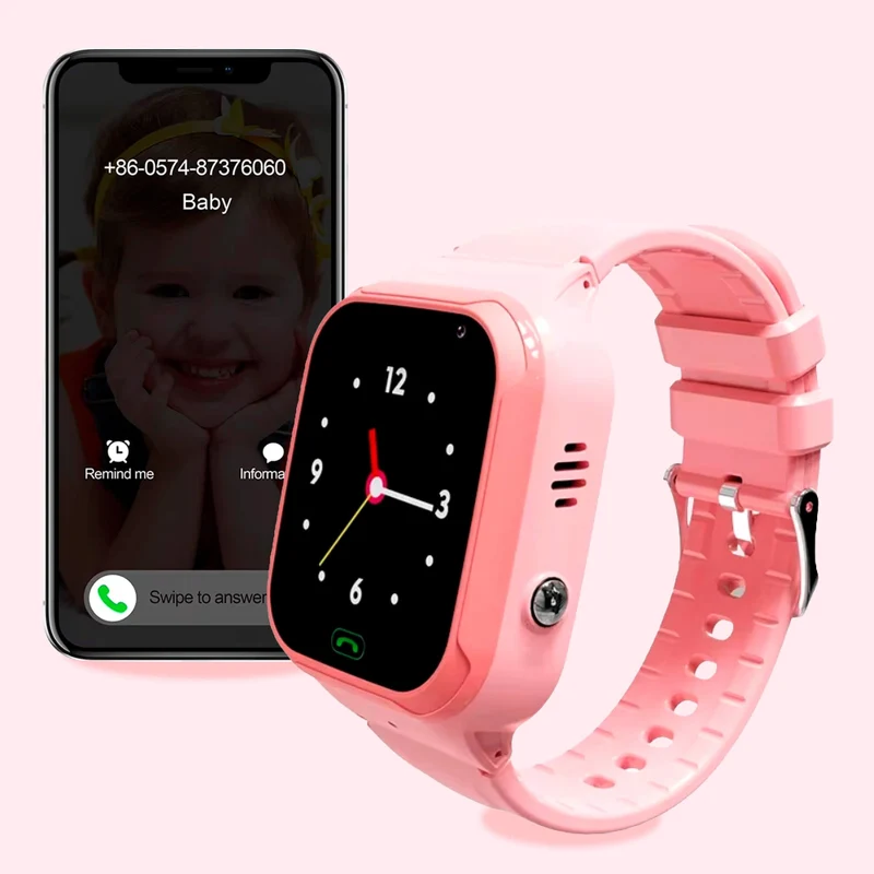 Børne GPS Smartwatch med Sikkerhed og To-vejs Kommunikation