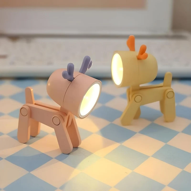 Justerbar LED Natlampe i Dyreform - Hygge og Funktion