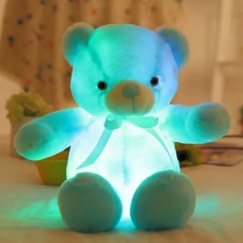 Magisk LED Bamsebamse som Lyser i Mørket