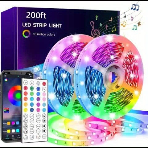 Fleksible LED Lysstrips med Musik Synkronisering og Farveskift