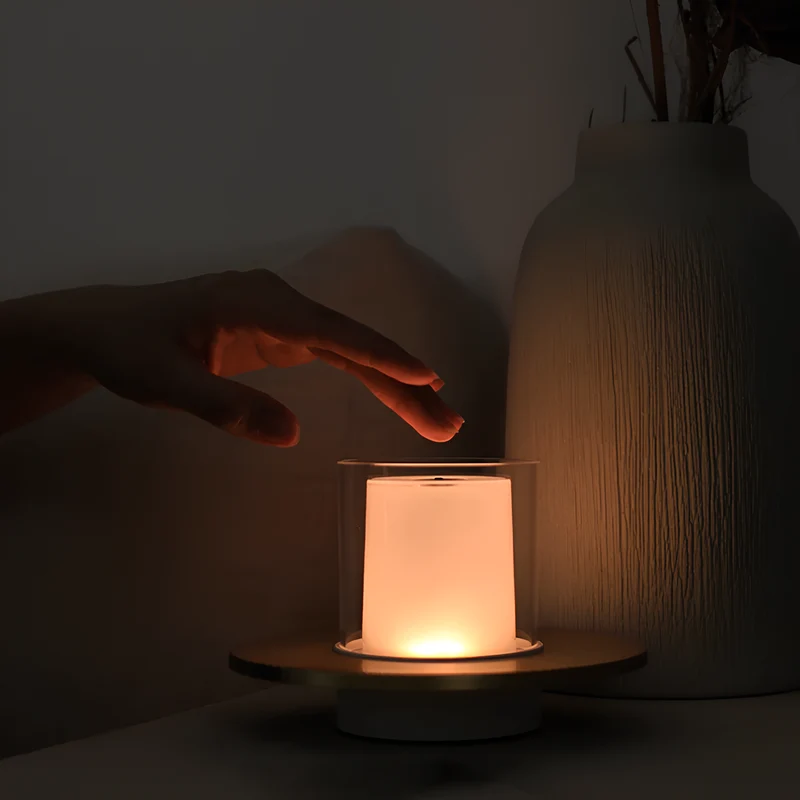 Elegant Berøringsstyret Bordlampe med Justerbar Lysstyrke