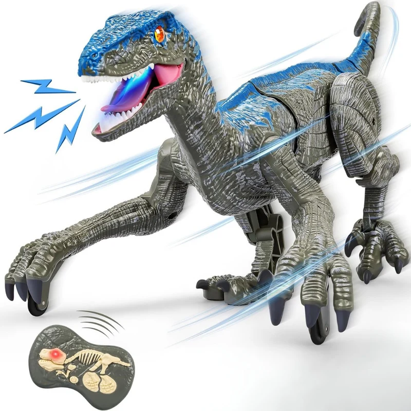 Fjernstyret Dinosaurlegetøj med Realistiske Bevægelse & Lyd