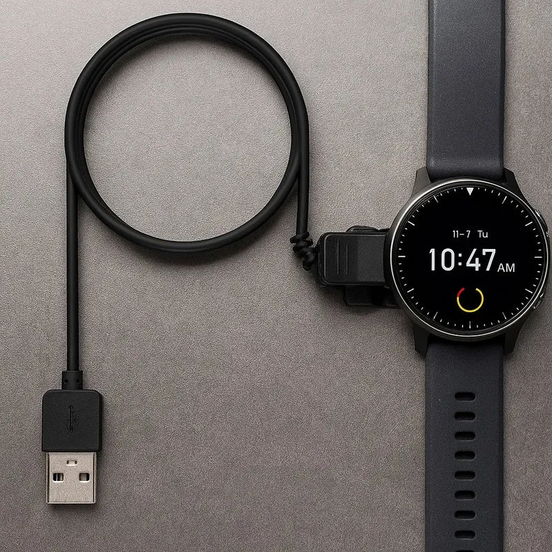 USB Opladerkabel til Smartwatch - Kompakt og Pålidelig