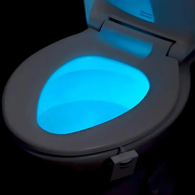 Automatisk LED Natlys til Toilet med Bevægelsessensor