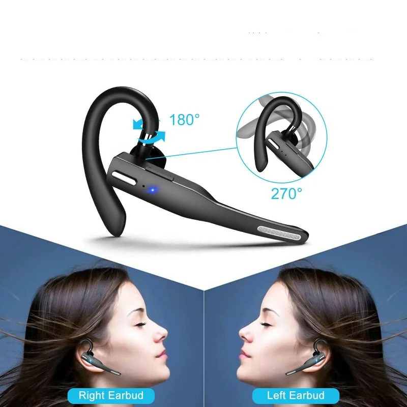 Trådløst Bluetooth-headset med 48 timers batteritid