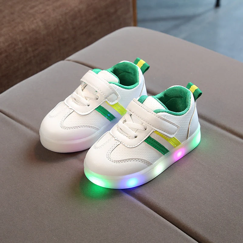 LED Børnesneakers med Fleksibel Sål og Komfortabel Pasform
