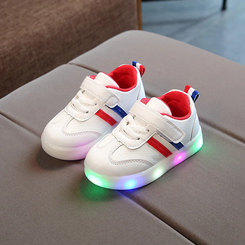 LED Børnesneakers med Fleksibel Sål og Komfortabel Pasform