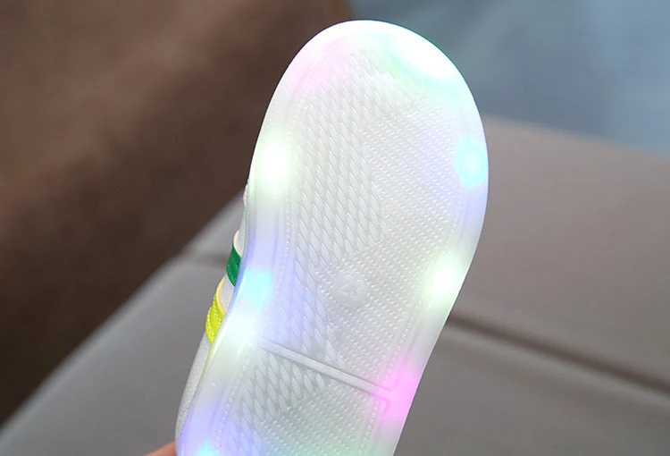 LED Børnesneakers med Fleksibel Sål og Komfortabel Pasform