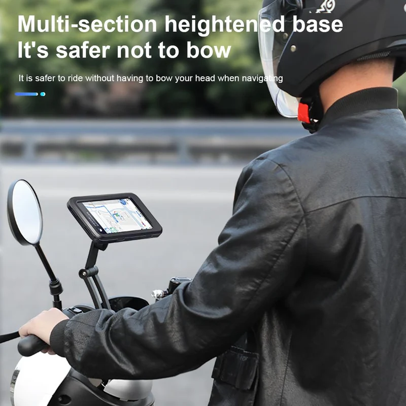 Vandtæt Mobilholder til Motorcykel med 360° Rotation