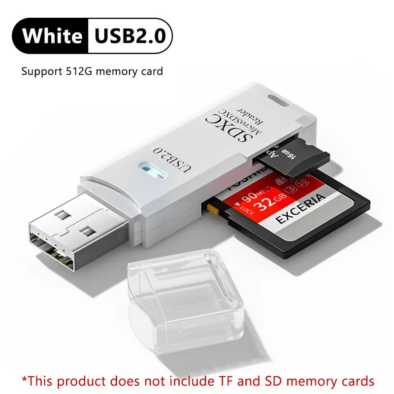 Hurtig USB 3.0 Kortlæser til Micro SD og TF Kort