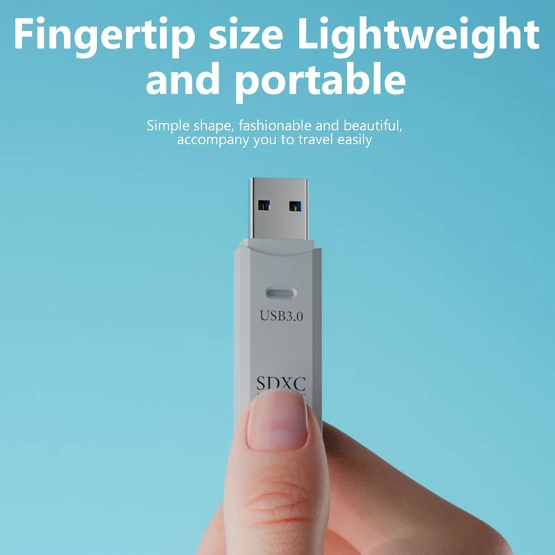 Hurtig USB 3.0 Kortlæser til Micro SD og TF Kort