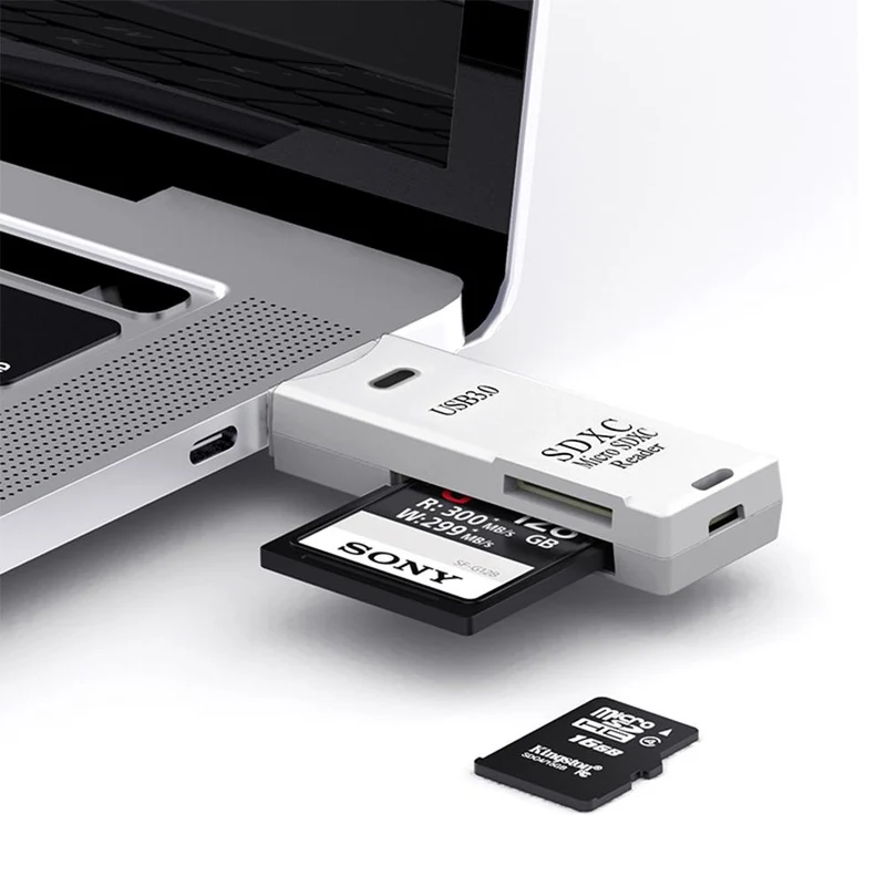 Hurtig USB 3.0 Kortlæser til Micro SD og TF Kort