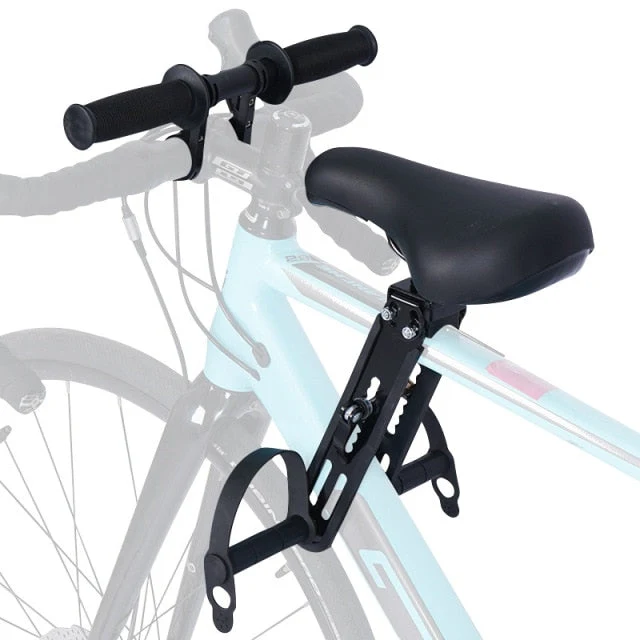 Frontmonteret børnecykelsæde