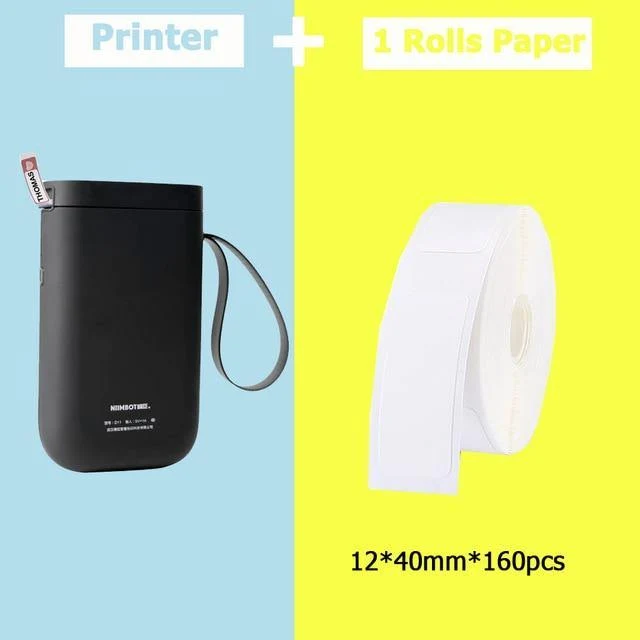 Bærbar Mini Trådløs Etiket Lommeprinter
