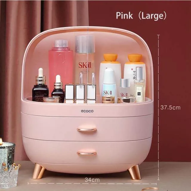 Storingsboks til make-up med stor kapacitet elegant organizer