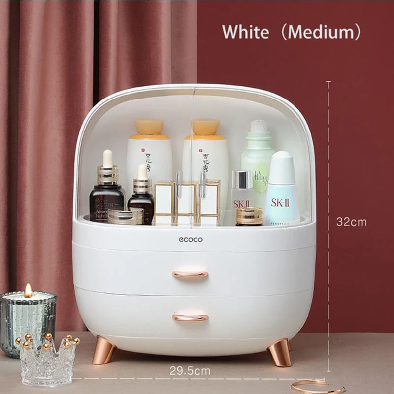 Storingsboks til make-up med stor kapacitet elegant organizer