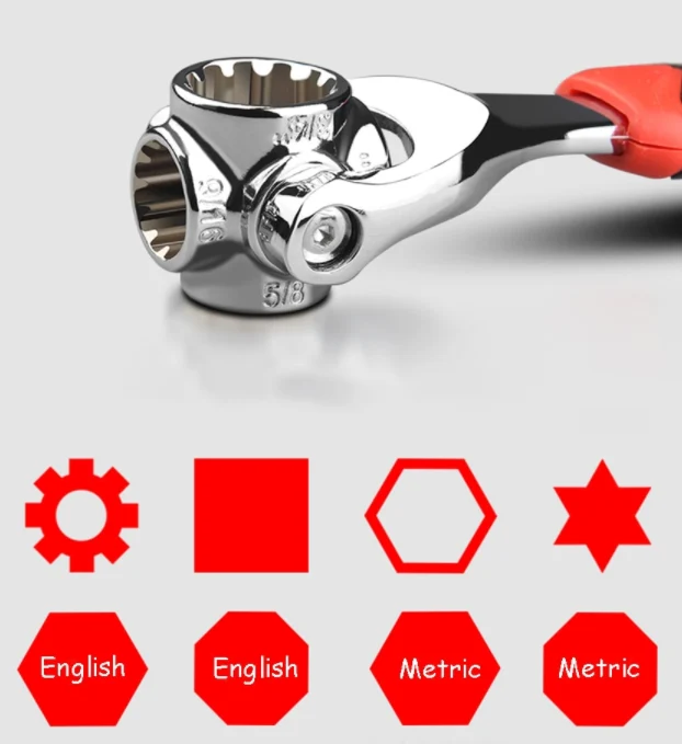 360 Universel Socket Reparationsnøgle Værktøj