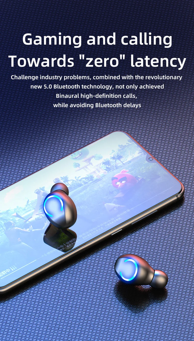 Trådløs Ultimate Headset med 2000mAh Powerbank Taske