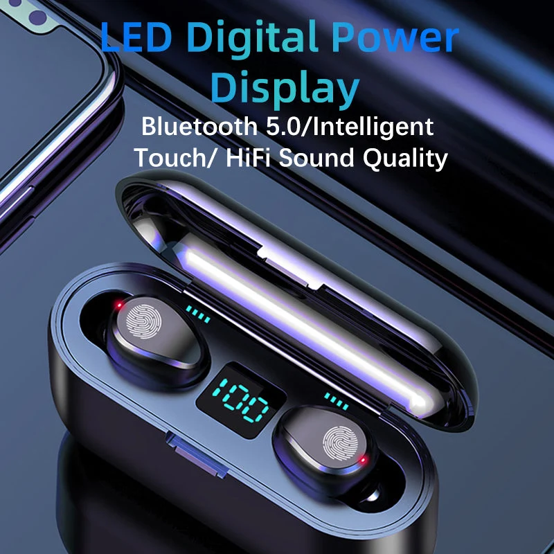 Trådløs Ultimate Headset med 2000mAh Powerbank Taske