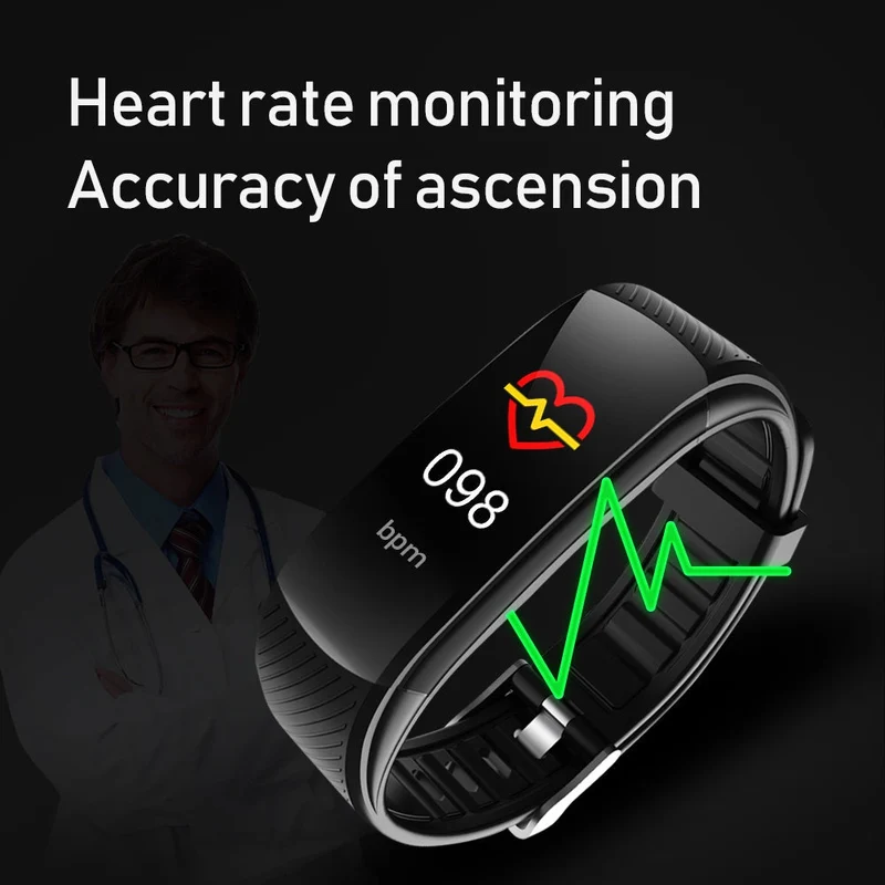 Smartwatch Fitness Aktivitets Tracker Armbånd