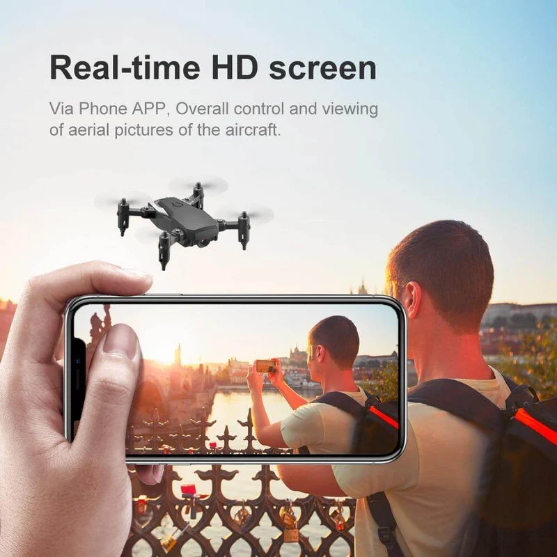 Bærbar sammenklappelig ultimativ 4K drone