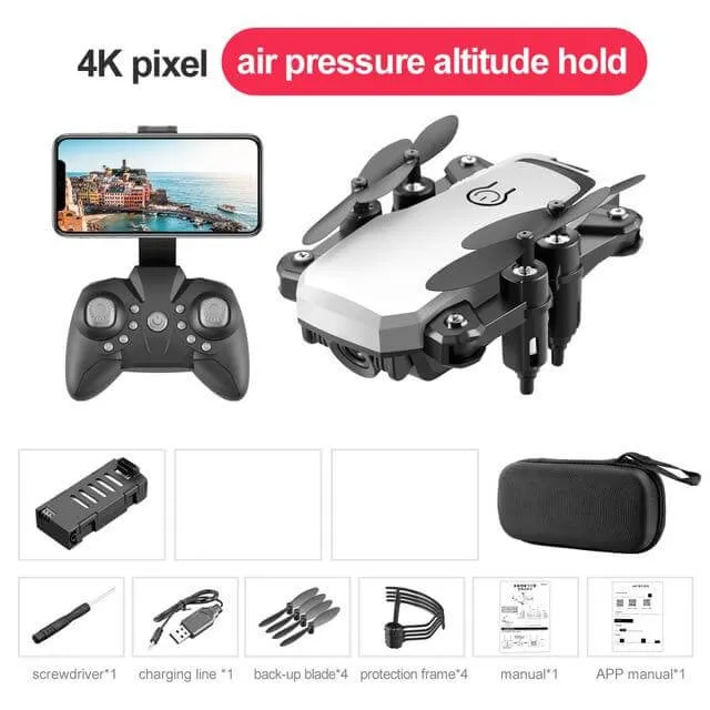 Bærbar sammenklappelig ultimativ 4K drone
